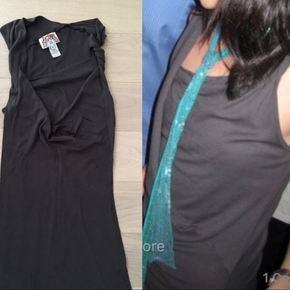 Love Ya-Ya Draped Front Long Tank - Picture 2 of 4